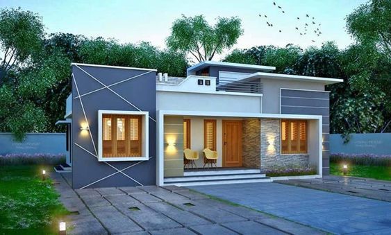 Modern Single Floor House Design